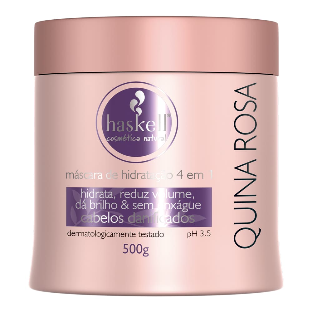imagem de MASC CAP HASKELL 500ML QUINA ROSA