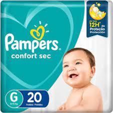 imagem de FRD PAMPERS CONFORT SEC  GDE 20UND