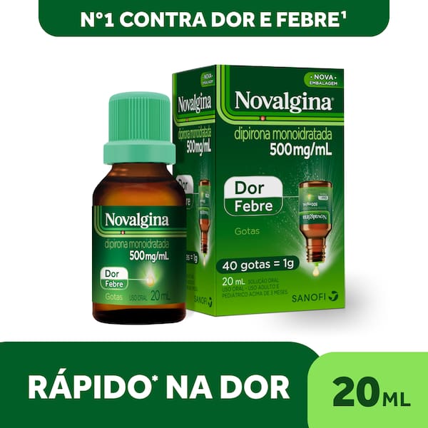 imagem de NOVALGINA GTS 20 ML