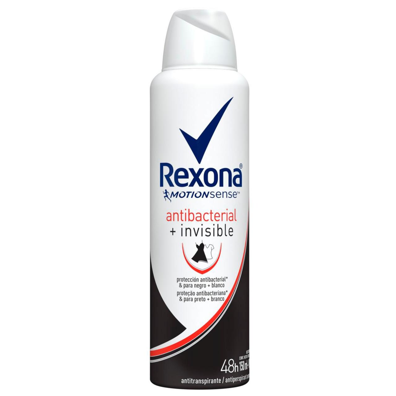 imagem de DES REXONA AERO 150ML ANTIBA INVISBLE