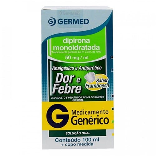 imagem de DIPIRONA SODICA  50MG XPE 100ML GERMED