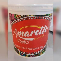 imagem de SORVETE AMARETTO 380ML NAPOLITANO