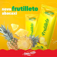 imagem de PICOLE AMARETTO FRUTILETO ABACAXI