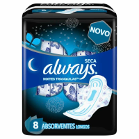 imagem de ABS ALWAYS NOTURNO 08UND SECA C/ABAS