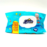 imagem de TOALHA UMEDECIDA ESTRELINHA 120UND
