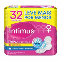 imagem de ABS INT GEL TRIPLA PROT 32UN SUAVE COM ABAS