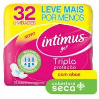 imagem de ABS INT GEL TRIPLA PROT 32UN SECA COM ABAS